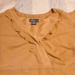 4X plus size taupe blouse. George by Mark Eisen. Excellent condition